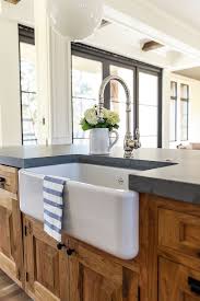Natural Wood Cabinet Kitchen Natural Wood Cabinet Use Painted Perimeter Cabinets And Natural Wood Kitchen Cabinets Interior Design Kitchen New Kitchen Cabinets