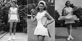 Women play tennis 1960s fashion vintage fashion outfits fashion how to wear tennis dress sportswear. How Wimbledon Style Has Evolved