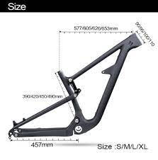 Bxt 29er Full Suspension Carbon Mountain Bike Frame 160mm Disc Brake Rear Shock 200 22mm All Mountain Mtb Bicycle Frame For Am Kids Bikes Shop Mountain Bike Frames Bike Frame Bicycle Frame