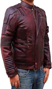 Amazon Com Blingsoul Red Leather Jacket Mens Distressed Biker Jacket Costume Pu Stj Xs Leather Jacket Men Maroon Leather Jacket Leather Jacket Men Style
