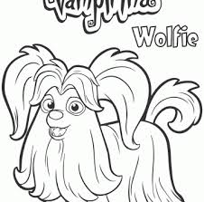 Vampirina Personaggio Wolfie Da Colorare Cartoni Animati Disegni