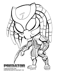 Alien vs predator coloring pages | predator line art by animevenus16 on deviantart 900 x 654px 219.55kb. Alien Vs Predator Coloring Page Free Printable Coloring Pages For Kids