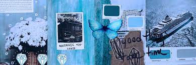 #collage #blue aesthetic #headers #header #aesthetic header #pink header #red header #blue header #rainbow header #collage headers #ina #aesthetic headers #aesthetics #pink #blue more you might like. 46 Blue Headers Ideas Twitter Header Photos Blue Twitter Header Twitter Header Aesthetic