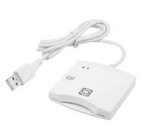 Leitor de cartão inteligente com chip para EMV SIM eID Writer Programmer  DOD Military USB ISO7816 Contact Common Access CAC leitor de cartão ...