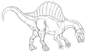 Now you can print it out and use different colors to create a beautiful picture. Jurassic World Spinosaurus Coloring Pages Novocom Top
