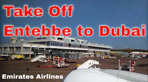 Entebbe international airport (ticketing office): Take Off From Entebbe Airport Uganda To Dubai International Airport By Emirates Boeing 777 Youtube