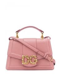 Dolce Gabbana Handbags Dg Amore Leather Shoulder Bag