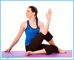 Simple Twist Pose Yoga All Yoga Positions Allyogapositions Com Yoga Poses For Back Yoga For Migraines Yoga Poses