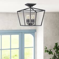 I have a low dinning room ceiling so. Farmhouse Rustic Flush Mount Lighting Birch Lane