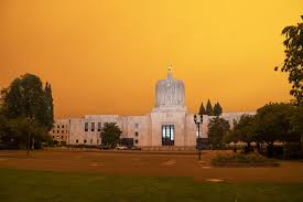 Use the curves menu to tweak the buildings a it was still a little too cheery looking to be an apocalypse, so i added a little vignetting around the edges. Fires In Oregon Turning Skies Apocalyptic Red And Orange Nerdist