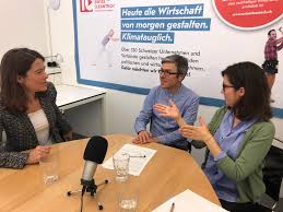 Tuesday for future, april 20, 2021, with jérôme cosandey, jürg müller, pierre alain schnegg, philip mosimann, petra gössi and andrin oswald (front to back). Fdp Prasidentin Petra Gossi Umweltkurs Wird Weiterverfolgt Swisscleantech