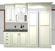 Perfect Set Up Fridge And Micro On One Wall Some Counter Space There And Some Upper Cabinets Microwave Cabinet Kitchen Layout Built In Microwave Cabinet
