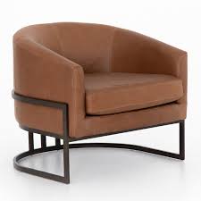 four hands corbin chair leather chair chair mid century modern seating