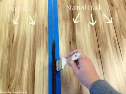 It will look something like what you see in the picture below. Faux Planked Table Transformation Reality Daydream