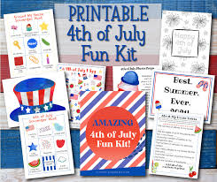 What is the holiday that doesn't always come on a monday? Patriotic And Fun Fourth Of July Printable Activities For Kids Simple Living Mama