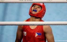Petecio, the 2019 world champion, became the first filipina boxer to win an olympic medal, securing at least a bronze. Nkwvmbyqs94nem