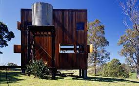 A Timber Off Grid Cabin That S Tough Enough For The Formidable Australian Outback Box Houses Off Grid Cabin Small House