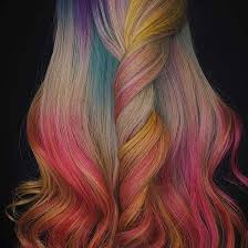 Crystal hair colors are trending at the moment, with moonstone hair being one such trend. Rainbow Ombre Hair Our Next Hair Rainbow Hair Styles Facebook