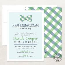 Southern Gentleman Baby Shower Invitation Southern Baby Showers Baby Shower Invitations Gentleman Baby Shower Theme