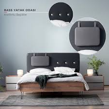 Bass Yatak Odasi Nin Konforlu Basliklari Gunun Yorgunlugunu Uzerinizden Atmaniz Icin Tasarlandi Konformobilya Furniture Home Decor Outdoor Decor