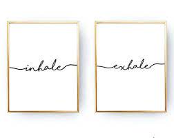 Bestellen sie online und lassen sie kostenlos in eine unserer galerien liefern Inhale Exhale Printable Wall Art Digital Download Inhale Exhale Print Yoga Wall Art Inhale Exhale Poster Yoga St Clip Art Vintage Wall Printables Yoga Wall Art