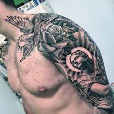 While a rose tattoo isn't the first thought you have when you think of badass tattoo ideas for men to whether you want a rose with thorns, a flower sleeve, or just a gallery of pictures to inspire new ideas for your ink, check out these. Top 61 Best Rose Sleeve Tattoo Ideas 2021 Inspiration Guide