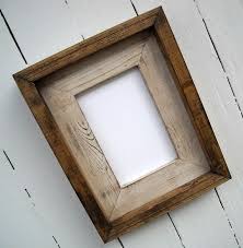 11x14 Rustic Picture Frame Cream Rustic Weathered Stacked And Stained Rustic Home Decor Rustic Picture Frames Rustic Wood Frame Picture Frame Decor