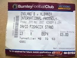 England continue their world cup qualification campaign in albania on sunday. Ticket International Friendly Match England V Albania 25th May 2007 Ebay