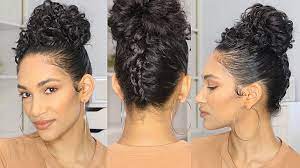 Updo For Naturally Curly Hair Curly Hair Styles Curly Hair Styles Easy Easy Updo Hairstyles
