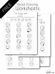 How To Draw The Head From Any Angle Worksheets Pdf Printable Drawing Tutorial Face Drawing The Human Head Drawing Heads