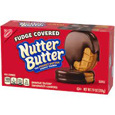 You just slather some icing on the base of them. Nutter Butter Fudge Covered Peanut Butter Sandwich Cookies 7 9 Oz Walmart Com Walmart Com