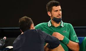 Novak djokovic says an injury sustained during his win over horacio zeballos seemed like a twinge and nothing major. Rafael Nadal S Uncle Weighs In On Novak Djokovic Injury After Australian Open Concerns Tennis Sport Express Co Uk