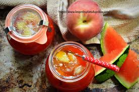 Confiture Pasteque Peche Confiture De Pasteque Pasteque Confiture