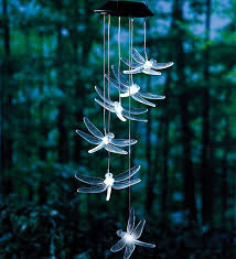 Flying Dragonfly Solar Mobiles With Bright Leds Solar Lights Garden Moon Garden Solar Garden