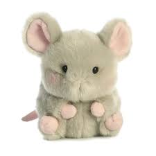 Mouse Stuffed Animal Rolly Pet By Aurora Cute Stuffed Animals Plush Animals Kawaii Plushies