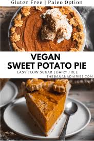 Super Easy Vegan Sweet Potato Pie Recipe Vegan Sweet Potato Pie Sweet Potato Pies Recipes Sweet Potato Pie