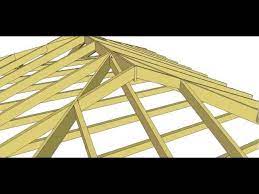 The dutch hip's tiny gable end walls were only to be perimeter framed then screened off to serve as roof vents. Dutch Gable Roof Method 2 Youtube