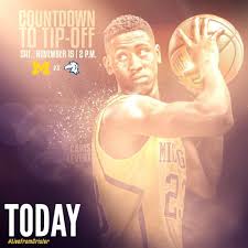 The Michigan Basketball Opener Is Finally Here Goblue Basketball Season Go Blue Michigan