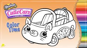 Bright and vibrant, shopkins toys make for amazing coloring pages, as there is no limit to how many different variations one can have. Shopkins Cutie Cars Orange Rush Coloring Page Kiddie Playtime Youtube