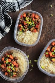 Ground Turkey Zucchini Sweet Potato Skillet This Ground Beef Zucchini Sweet Pot Ground Turkey Recipes Healthy Ground Turkey Meal Prep Healthy Lunch Meal Prep