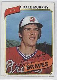 Dale murphy dale bryan murphy. Dale Murphy Baseball Card 1980 Topps 274