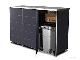Mulltonnenbox Mit Integrierter Paketablage Fur Den Zustelldienst Mulltonnenbox Paketkasten Ablage