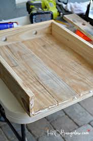 Cool crafts for men 1. Diy Coastal Rope Handle Tray Tutorial H2obungalow