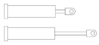 Linear gate actuators, electromechanical or hydraulic, exert a tremendous amount of force in order to swing a gate, especially at the beginning of the strokes. Linear Actuator Before And After Extending When The Actuator Extends Download Scientific Diagram