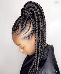 Ponytail Braids Feed In Braids Ponytail Braided Cornrow Hairstyles Feed In Braids Hairstyles