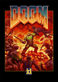 Doom Retro Modern Fusion Poster R Gaming Doom Game Video Game Posters Gaming Posters
