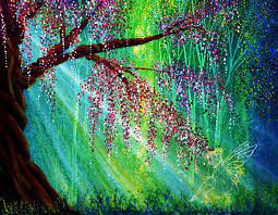 Magic Tree By Annmariebone On Deviantart Tree Painting Magical Tree Painting