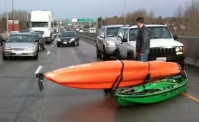 Open the doors of the car and pass the ratchet straps over to fix the front and the back of the kayak. Tie Down Your Kayak The Right Way Seawolf Kayak