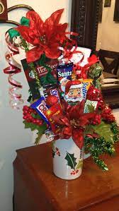 Christmas Candy Bouquet In Starbucks Mug Christmas Candy Crafts Diy Christmas Gifts Christmas Diy