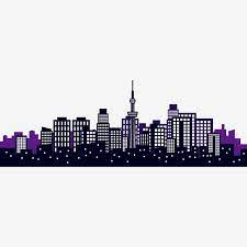 City City Silhouette Cartoon Hand Drawn City High Rise Building City Bustling Building Png And Vector With Transparent Background For Free Download City Silhouette Building Silhouette High Rise Building